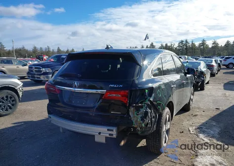 2014 Acura Mdx из США, поврежденный, VIN 5FRYD4H22EB033609